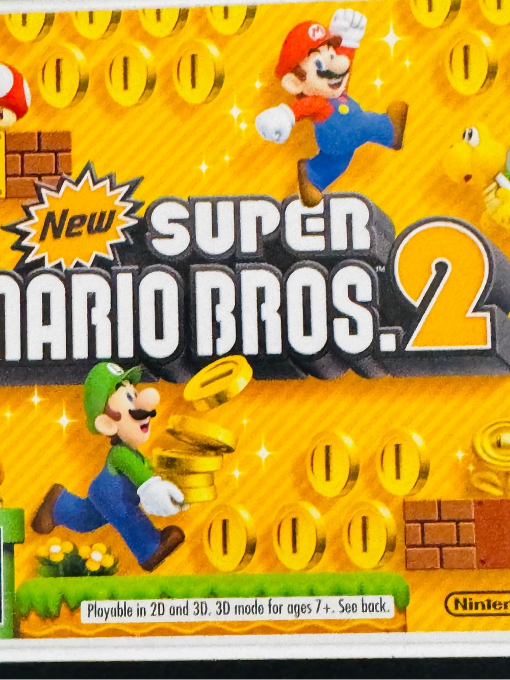 Nintendo New Super Mario Bros. 2 - 3DS game 2D 3D